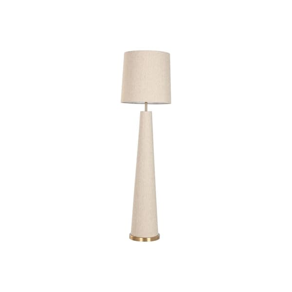 Gulvlampe Home ESPRIT Beige Gyllen 50 W 220 V 40 x 40 x 149 cm