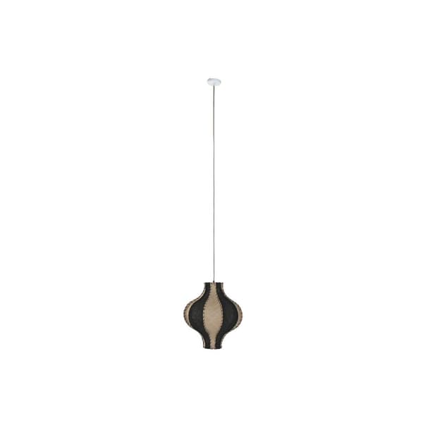Taklys Home ESPRIT Flerfarget Jute Tau Jern 25 W 50 x 50 x 54 cm