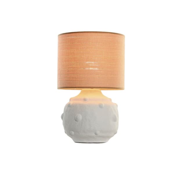 Bordlampe Home ESPRIT Hvit Brun 50 W 220 V