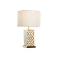 Miniatyrbilde 2 av 6: Bordlampe Home ESPRIT Hvit Beige Gyllen 50 W 220 V