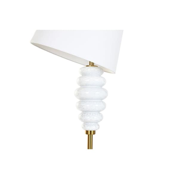 Gulvlampe Home ESPRIT Hvit Gyllen 220 V 43 x 43 x 170 cm