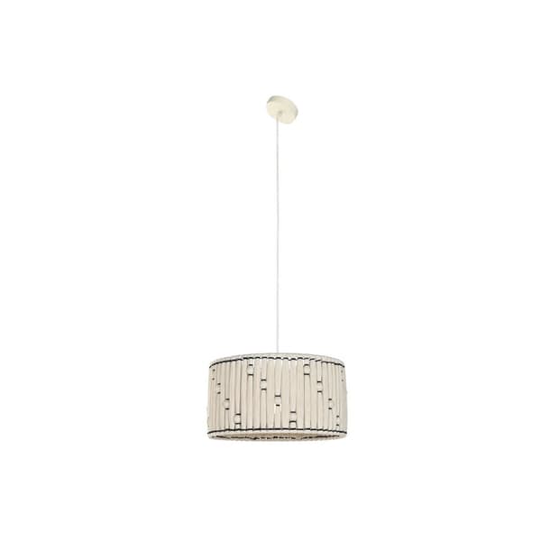 Taklys Home ESPRIT Svart Jute 50 W 39 x 39 x 21 cm