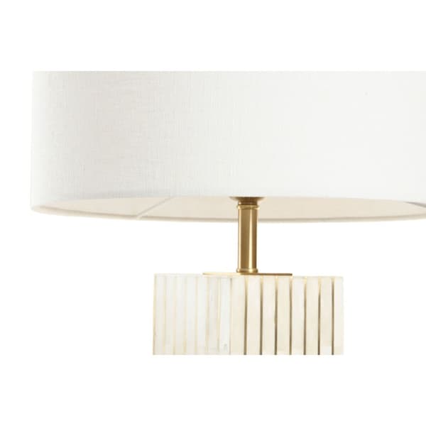 Pöytälamppu Home ESPRIT Beige Kullattu 50 W 220 V