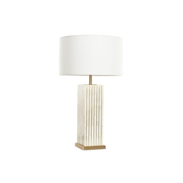 Pöytälamppu Home ESPRIT Beige Kullattu 50 W 220 V