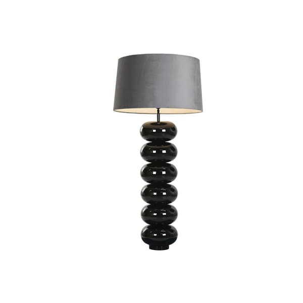Pöytälamppu Home ESPRIT Musta Harmaa 50 W 220 V