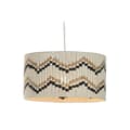 Miniatyrbild 3 av 6: Taklampa Home ESPRIT Dvobarvna Rafia 50 W 39 x 39 x 21 cm