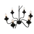 Miniatyrbild 3 av 6: Taklampa Home ESPRIT Svart Metall 25 W 54 x 54 x 46 cm