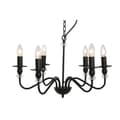 Miniatyrbild 2 av 6: Taklampa Home ESPRIT Svart Metall 25 W 54 x 54 x 46 cm