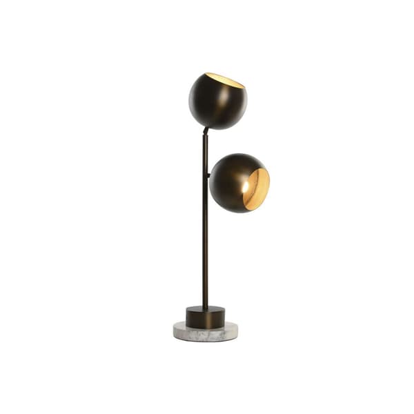 Bordslampa Home ESPRIT Koppar 50 W 220 V
