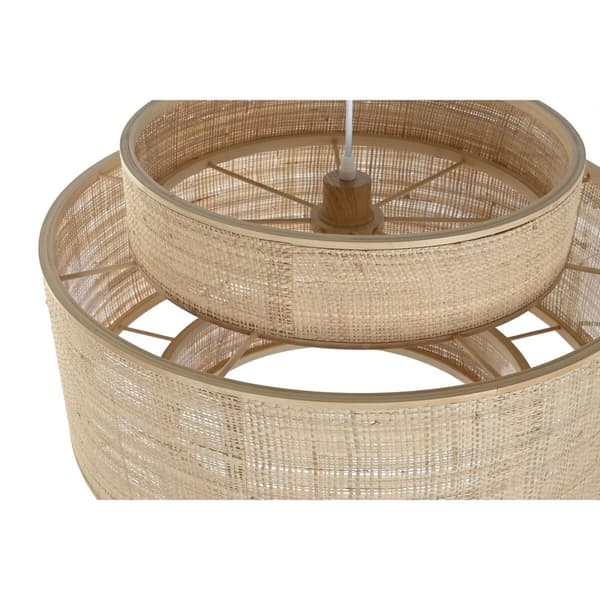 Kattolamppu Home ESPRIT Ruskea Bambu 50 W 56 x 56 x 37 cm