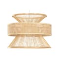 Pikkukuva 5 / 5: Kattolamppu Home ESPRIT Ruskea Bambu 50 W 40 x 40 x 30 cm