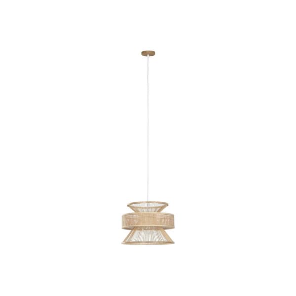 Kattolamppu Home ESPRIT Ruskea Bambu 50 W 40 x 40 x 30 cm