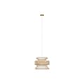 Pikkukuva 1 / 5: Kattolamppu Home ESPRIT Ruskea Bambu 50 W 40 x 40 x 30 cm