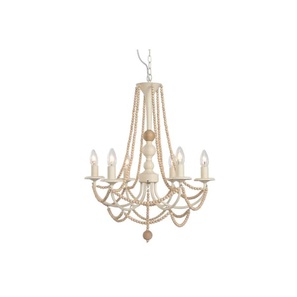 Kattolamppu Home ESPRIT Vaaleanruskea Metalli Rauta Mäntypuu 25 W 57 x 28 x 57 cm