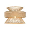 Miniatyrbillede 2 af 5: Loftslampe Home ESPRIT Brun Bambus 50 W 40 x 40 x 30 cm