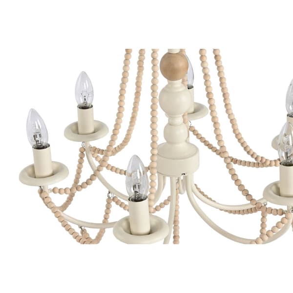 Loftslampe Home ESPRIT Lys brun Metal Jern Fyrretræ 25 W 57 x 28 x 57 cm