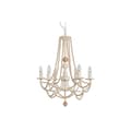 Miniatyrbillede 7 af 7: Loftslampe Home ESPRIT Lys brun Metal Jern Fyrretræ 25 W 57 x 28 x 57 cm