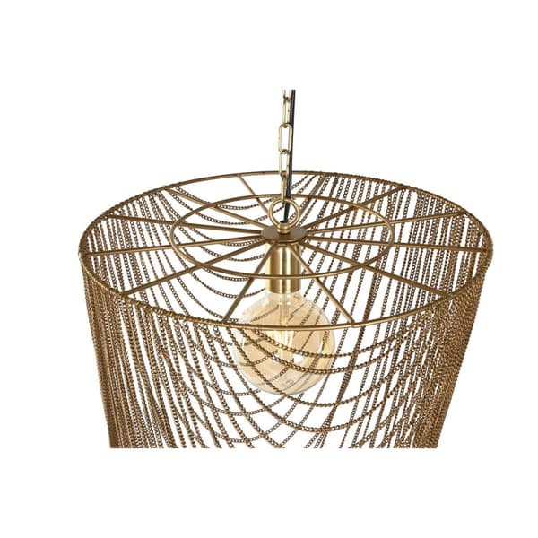 Loftslampe Home ESPRIT Gylden Jern 46 x 46 x 98 cm