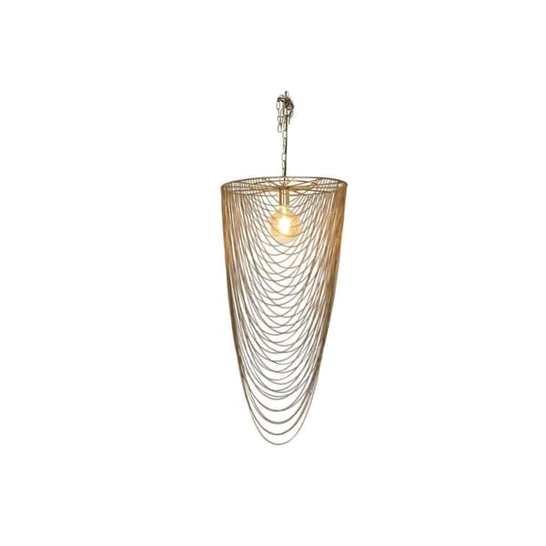 Loftslampe Home ESPRIT Gylden Jern 46 x 46 x 98 cm