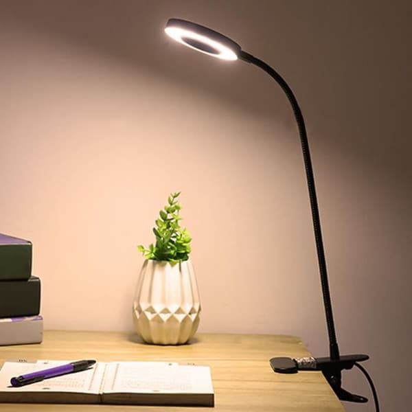 Beauty Nagellampa USB Flexibel Bordslampa Ögonskydd Bord LED Clip Bordslampa, LED skrivbordslampa