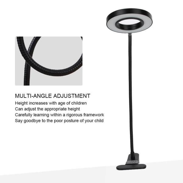 Beauty Nagellampa USB Flexibel Bordslampa Ögonskydd Bord LED Clip Bordslampa, LED skrivbordslampa