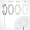 Miniatyrbild 5 av 6: 8W Skrivbordslampa Med Klämma 48 LED Flexibel 360° Ljudlampa Klämma 3 Belysningslägen &amp; 10 Ljusstyrkenivåer Skrivbordslampa