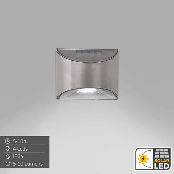 solcellslampo Aktive 10 x 8 x 5 cm (6 antal)