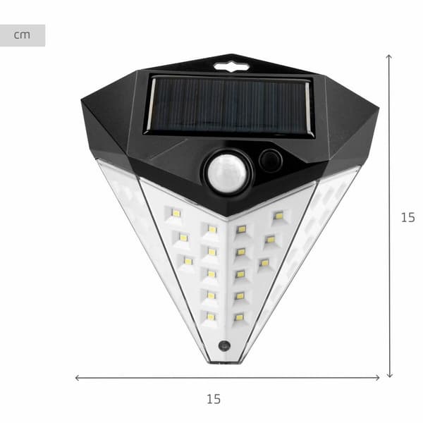 Solcellslampa Aktive 15 x 15 x 7 cm (6 antal)