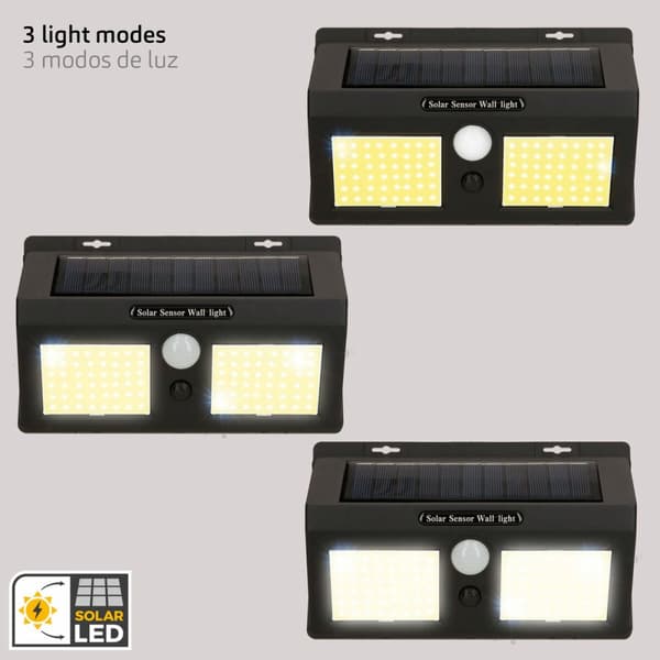 Solcellelampe Aktive 19 x 12 x 4,5 cm (6 enheder)