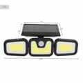 Miniatyrbillede 5 af 7: Solcelledrevet spotlight Aktive 28 x 9 x 12 cm (4 enheder)
