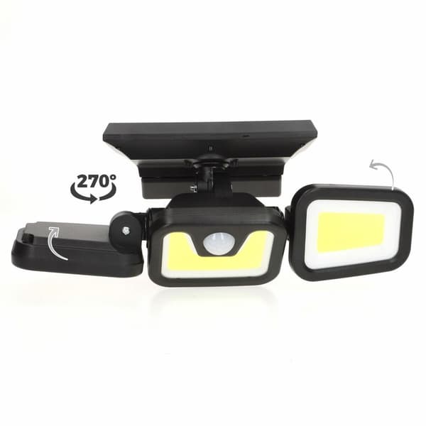 Solcelledrevet spotlight Aktive 28 x 9 x 12 cm (4 enheder)