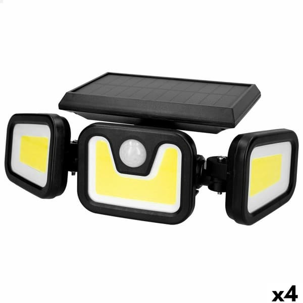 Solcelledrevet spotlight Aktive 28 x 9 x 12 cm (4 enheder)