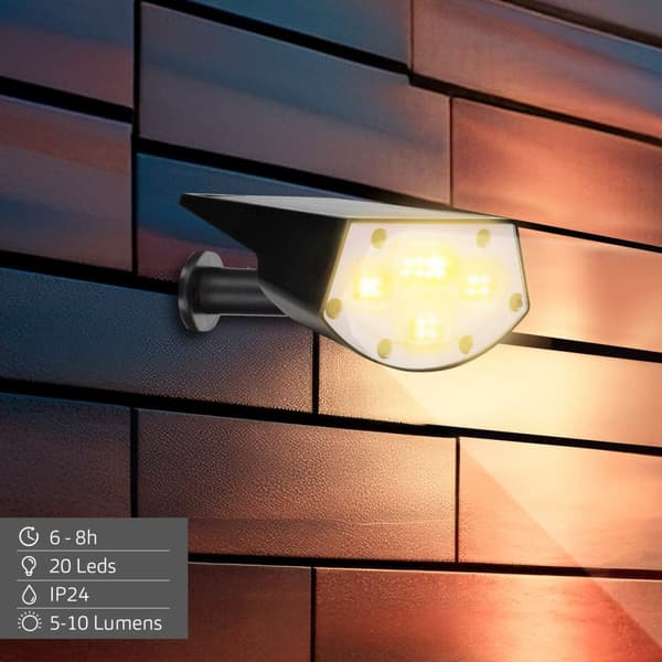 Solcellelampe Aktive 11 x 29 x 15 cm (6 enheder)