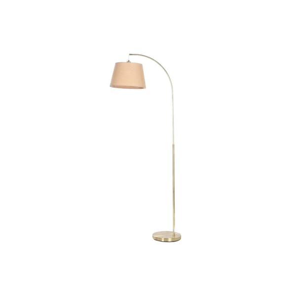 Gulvlampe Home ESPRIT Beige Gylden 220 V