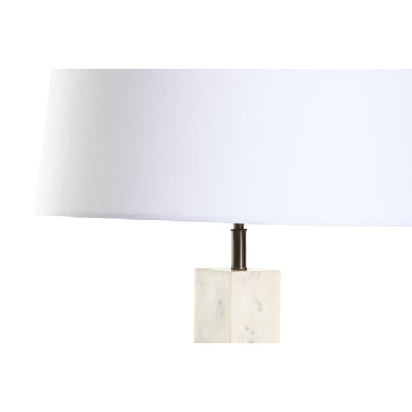 Bordlampe Home ESPRIT Hvid Bronze 50 W 220 V