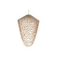 Miniatyrbillede 6 af 6: Loftslampe Home ESPRIT Lys brun Jute Træ 67 x 67 x 100 cm