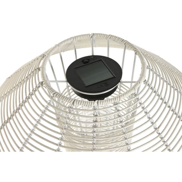 Solcellslampa Home ESPRIT Vit 35 x 35 x 76 cm