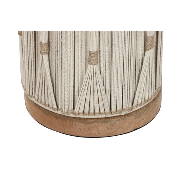 Golvlampa Home ESPRIT Brun Beige 50 W 220 V 25 x 25 x 125 cm