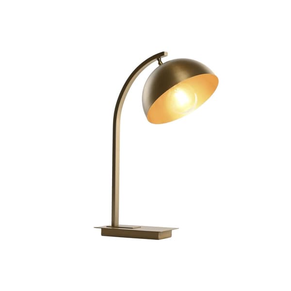 Bordslampa Home ESPRIT Gyllene 50 W 220 V