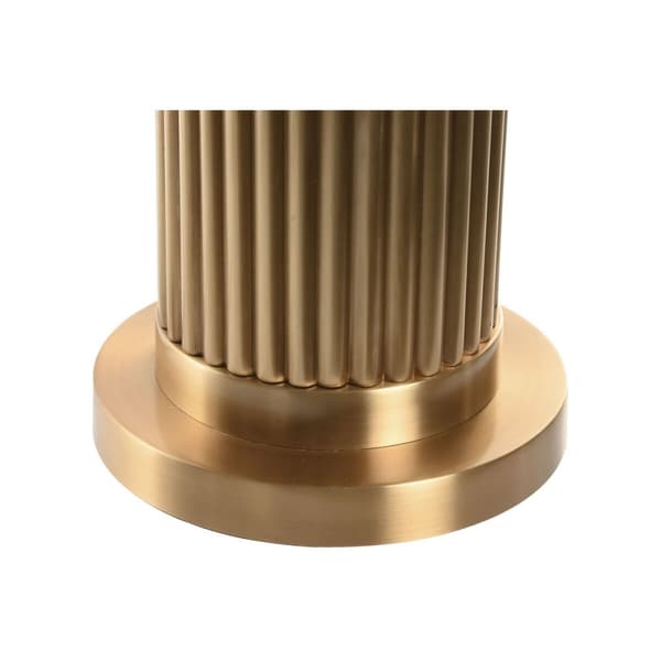 Bordslampa Home ESPRIT Vit Gyllene 50 W 220 V