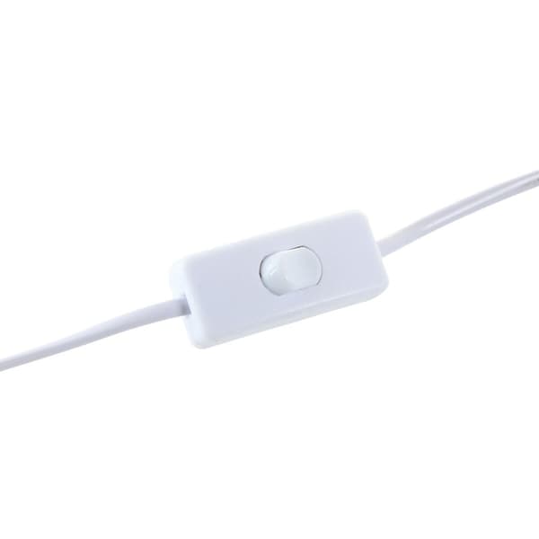 Bordslampa Home ESPRIT Vit Brun 50 W 220 V