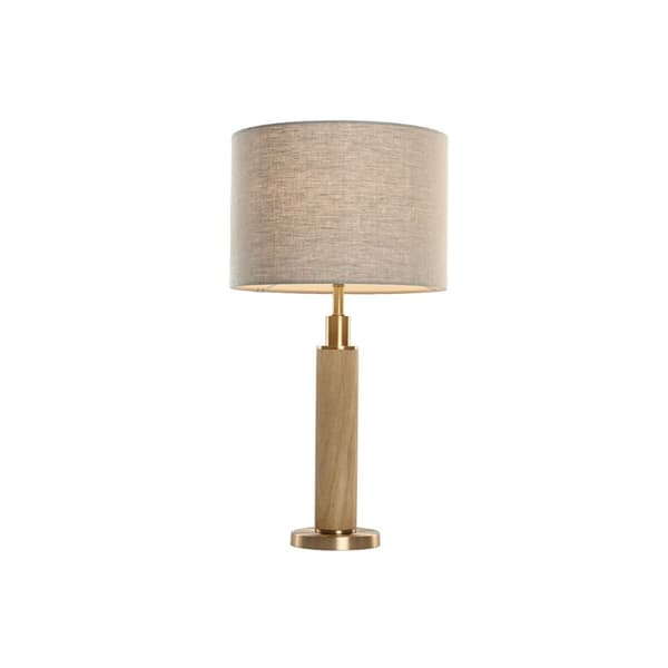 Bordslampa Home ESPRIT Beige Gyllene 50 W 220 V