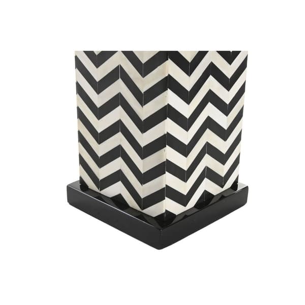 Bordslampa Home ESPRIT Vit Svart 50 W 220 V