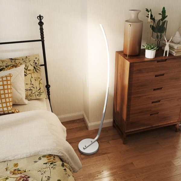 Rootz LED -baslampa - Modern golvlampa - Dimble Light - Foot Switch Control - 46cm x 25cm x 147 cm
