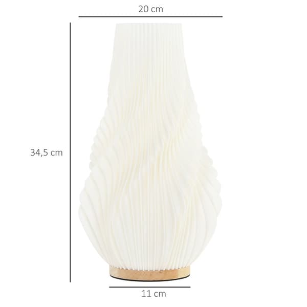 Rootz smart bordslampa med appkontroll - Alexa Lamp - röstkontrollerat ljus - 3D -tryckning - 20 cm x 20 cm x 34,5 cm
