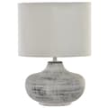 Pikkukuva 1 / 3: Pöytälamppu DKD Home Decor 40W Harmaa Valkoinen 230 V 40 W (2 osaa) (22 x 22 x 31 cm)