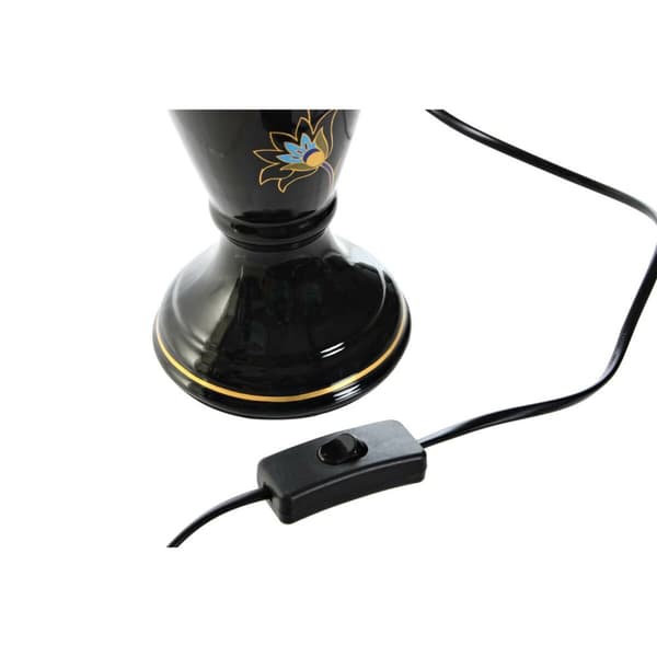Bordslampa DKD Home Decor Svart Gyllene Madár 220 V 50 W Orientalisk (28 x 28 x 51 cm) (2 antal)