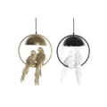Miniatyrbillede 1 af 5: Loftslampe DKD Home Decor Gylden Hvid 220 V 50 W (29,5 x 22 x 44,5 cm) (2 enheder)