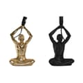 Miniatyrbild 1 av 2: Bordslampa DKD Home Decor 25W Svart Gyllene Män 220 V Modern (16 x 10,5 x 25 cm) (2 antal)