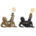 Miniatyrbild 1 av 4: Bordslampa DKD Home Decor 31,5 x 18 x 27 cm Gyllene Metall Koppar Harts 220 V 50 W (2 antal)